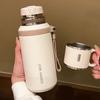 JUSTINLAU Spot Goods 600/800ML Thermos Cup Vacuum Flasks with Tea Strainer Stainless Steel Portable Travel Thermal Water Bottles