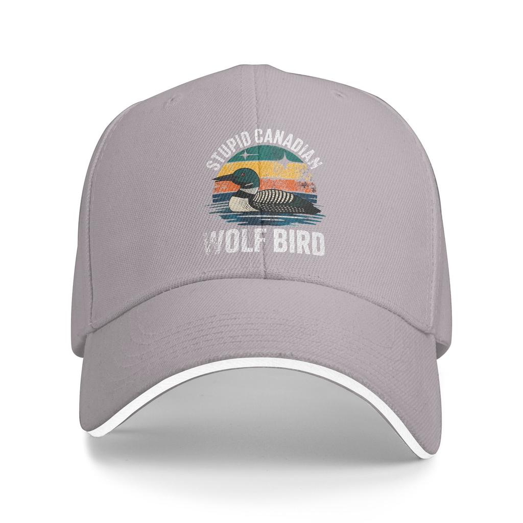 Summer Heated Rivalry Vintage Stupid Canadian Wolf Bird Hockey Romance Baseball Cap Running Hippie Vintage Logo Trucker Hat