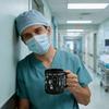 Personalisierte Tasse mit medizinischem Thema ER Jack Ersthelfer 3D Medizinische Werkzeuge Tasse Schwarze Keramik Kaffeetasse für Ärzte Krankenschwestern Praktisches Geschenk Sammlerstück