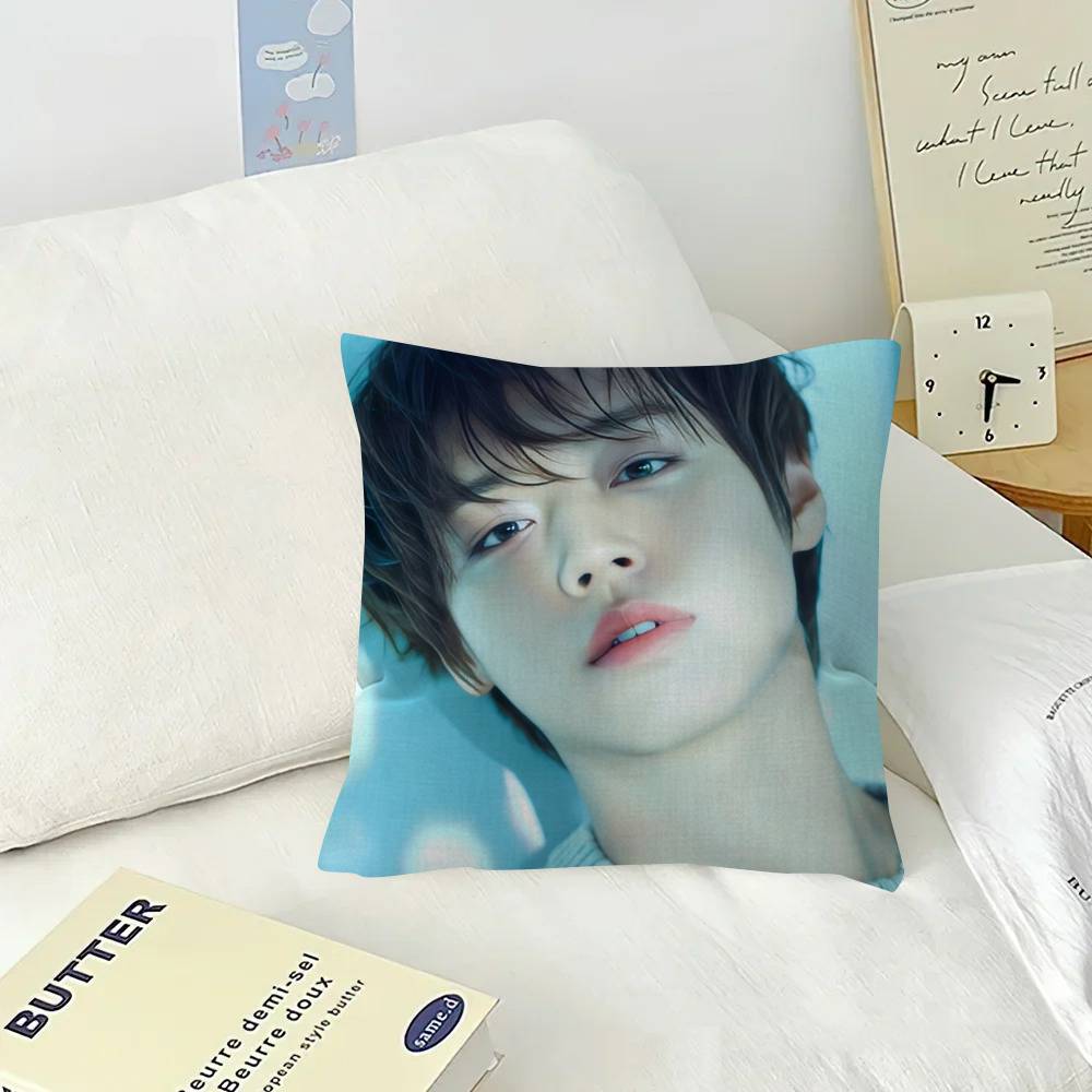Korean Idol P-Park Ji-Hoon  Cushion Cover Inches Farmhouse Decor Home Throw Pillow Covers for Couch Decorations