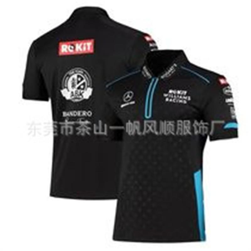 Unisex Off-Road Racing Polo Shirt Short Sleeve Collared T-Shirt Breathable Sporty Casual Fit