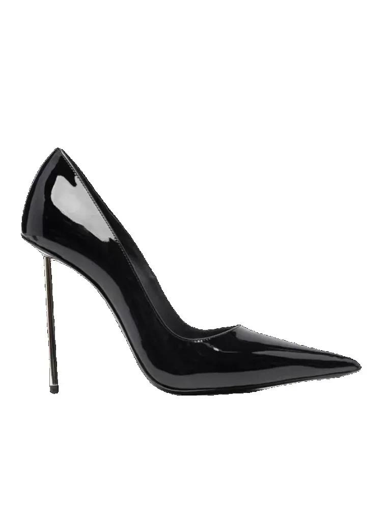 Women's Stiletto Heels 2026 Summer Sexy Pointed Toe Nightclub Party Shoes Patent Leather Slip-on Shallow Mouth Womens High Heels