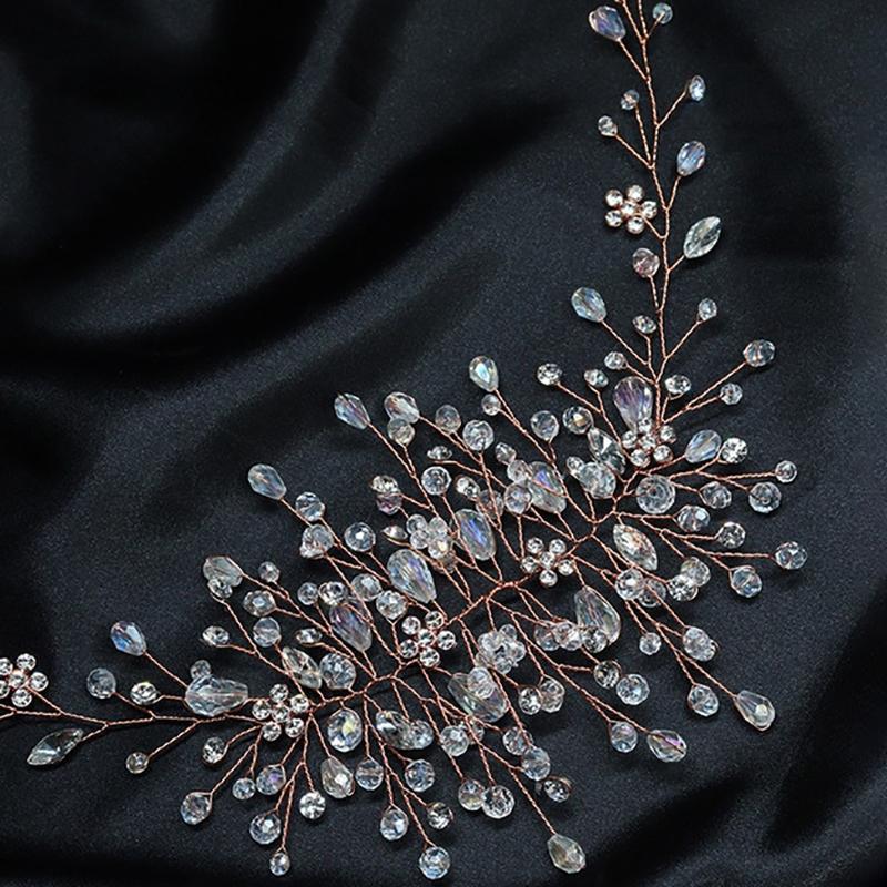 Luxury Bridal Crystal Pearl Flower Hair Clip - Wedding Hair Accessory Elegant Hair Jewelry