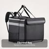 Food Delivery Bag Collapsible Insulated Backpack with Dividers Takeout