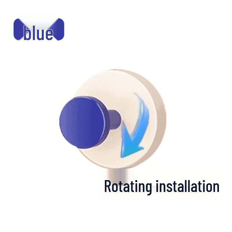 Walnut Suction Cup Hook - Wall-Mounted, High Load Capacity, Traceless Coat Hook for Bathroom