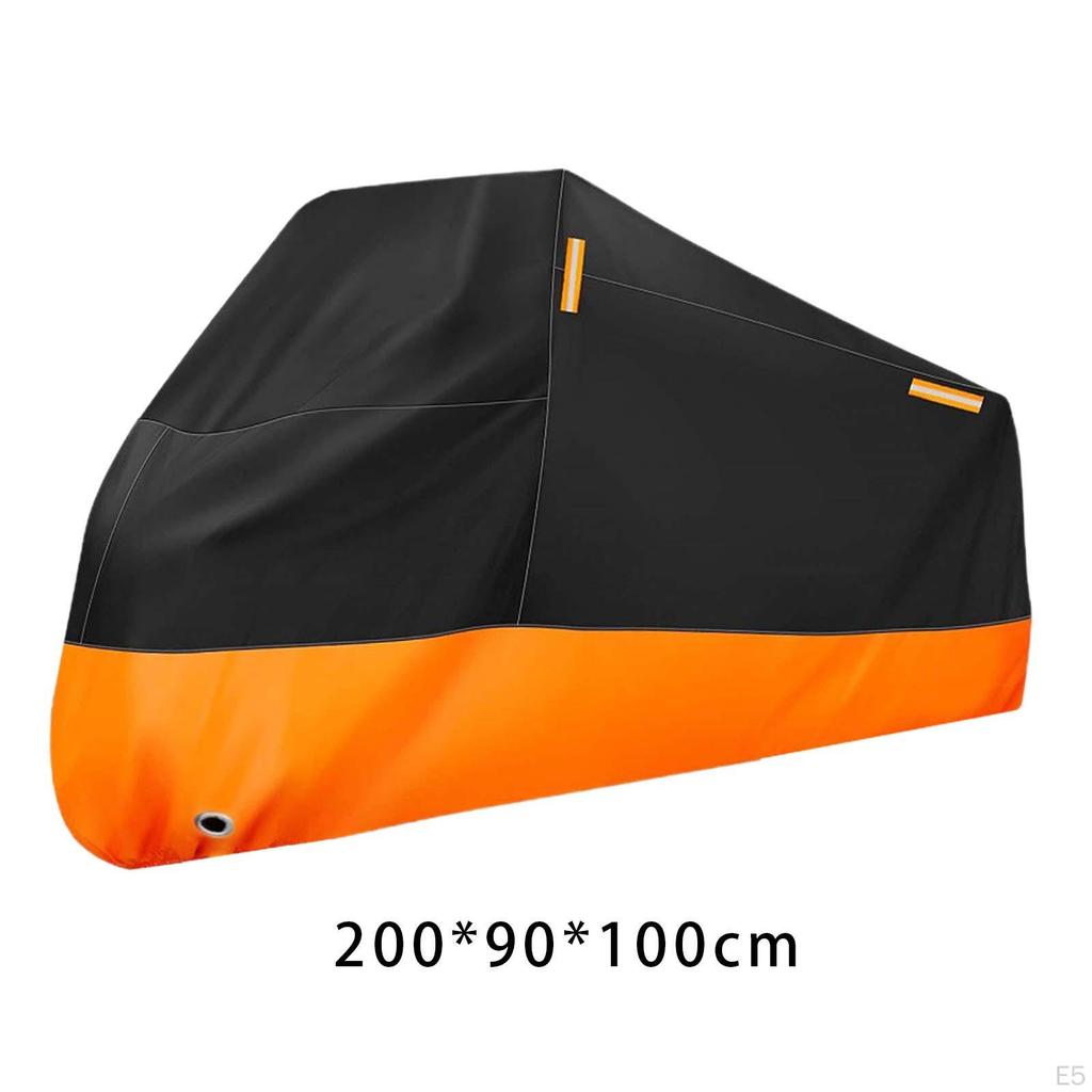 Motorcycle Cover with Enhanced Visibility