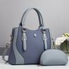 Pu Material Large Capacity Tote Bag For Women With Zipper Pockets For Daily Use