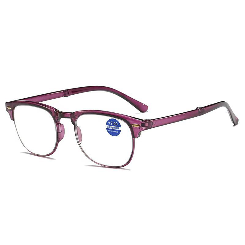 New Personalized Mini Retro Round Frame Reading Glasses For Men Women Fashion Spring Legs Rejuvenated 133