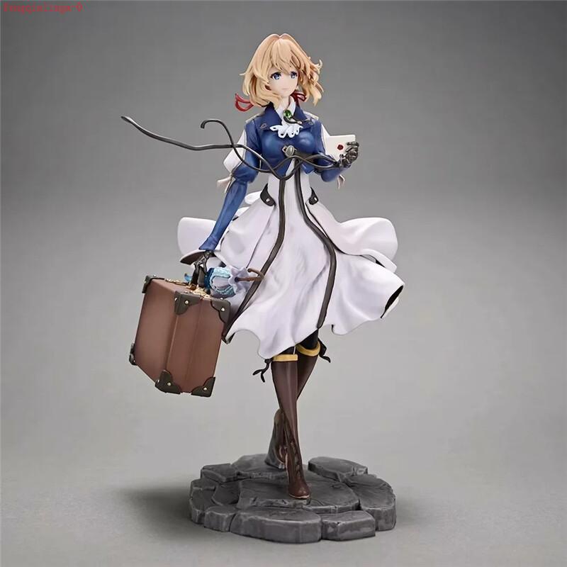 Anime Violet Evergarden 1/7 Scale Figure Collectible Model Doll Toys Gift 25cm
