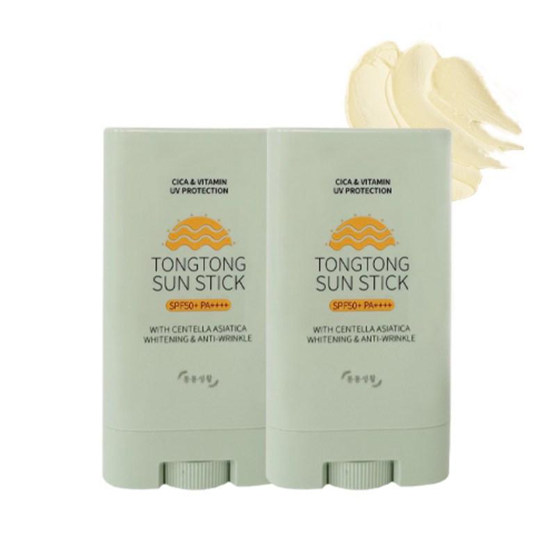 Tongtong Life Tongtong Sun Stick Cica Vitamin Sun Stick SPF50+/PA++++, 20g, 2 pcs
