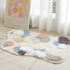 Irregular Carpet Floor Mat Bedroom Bedside Blanket Thickened Plush High-end Cream Style Plush Material Carpet
