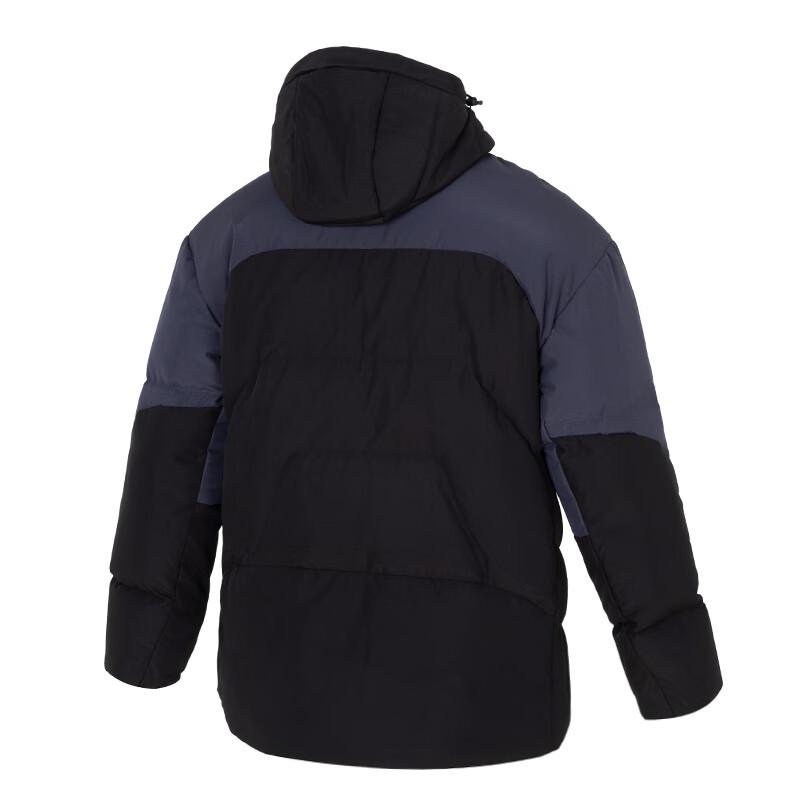 Puma Chaqueta Plumífera con Capucha Cálida a Prueba de Viento Moda Casual para Hombre Ropa Exterior Negro 629739-01