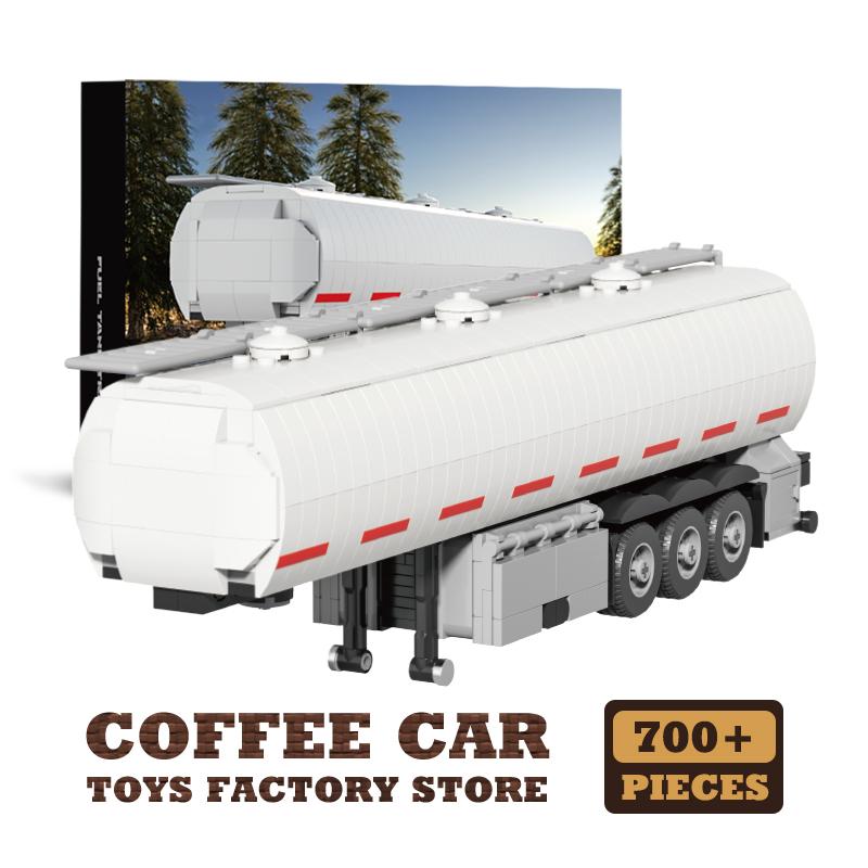 Creative Truck Head Bricks MOC Set City Loader Car Shipping Vehicle Building Blocks Toys DIY Container Trailer Model Adult Gifts