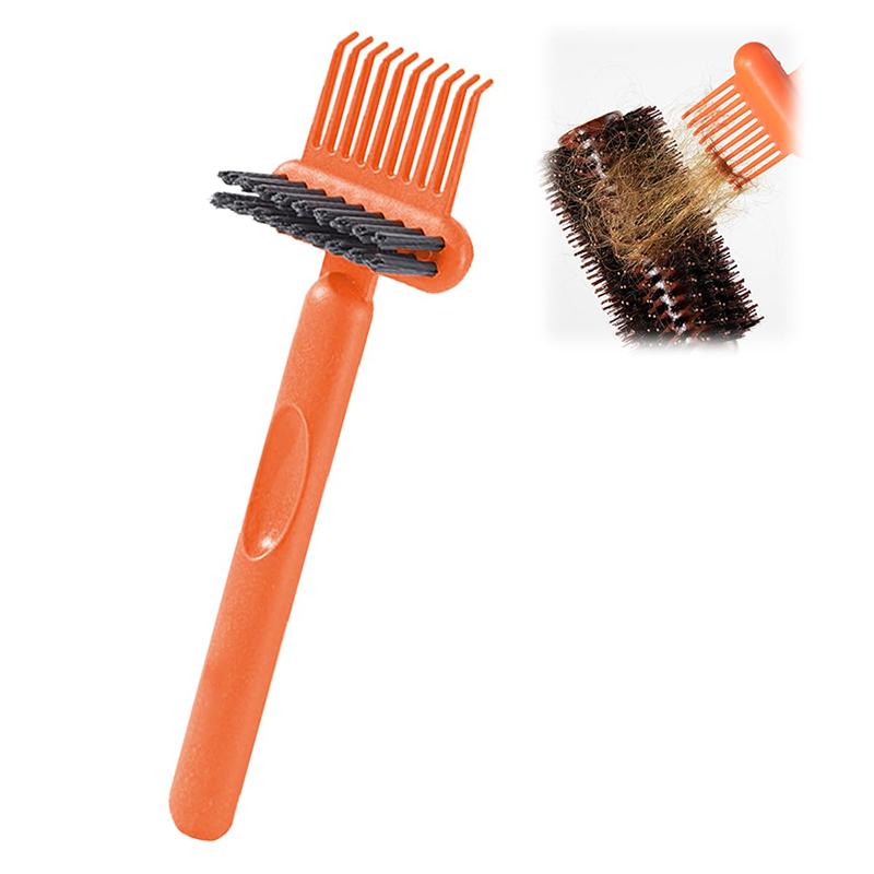 in 1 Brush Cleaner, Hair Comb Cleaning Tool, Compact Hairbrush Rake, Solution for Brush Cleaning