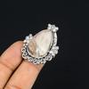 Pear Crazy Lace Agate Gemstone Solitaire Ring Jewelry 925 Sterling Silver US 7.5