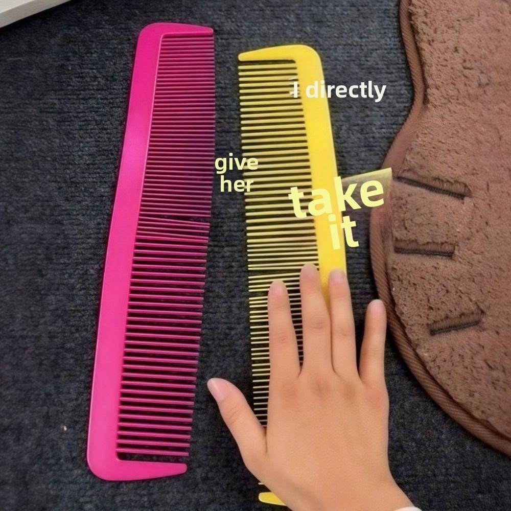Hair Detangling Massage Straight Hair Comb Plastic Massage Combs Giant Comb  Stress-relieving Toys