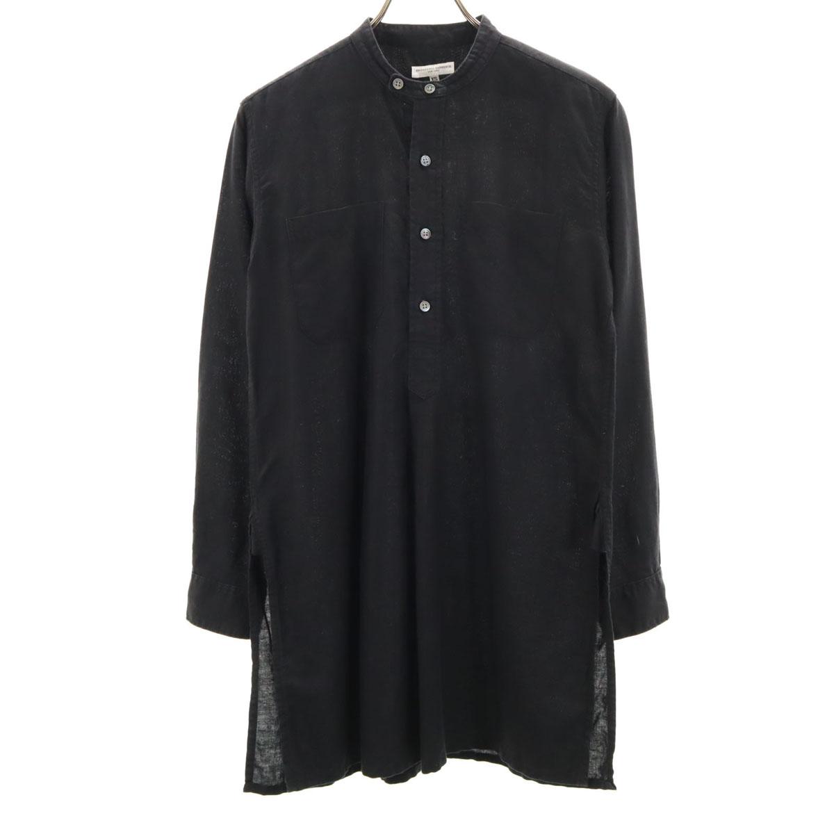 

ENGINEERED GARMENTS Сделано в США Рубашка с длинным рукавом на половину пуговиц из смесового льна Мужская Б/У