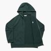 Munsingwear Unisex Hooded Zip Up Jacket Deep Green Mq323ptl92