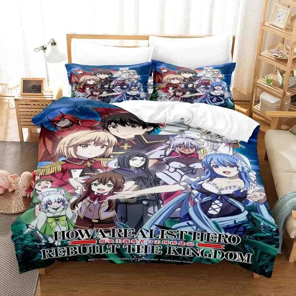 

How A Realist Hero Rebuilt The Kingdom Beding Set Single Twin Ful Quen King-Sized Dimensionsd Dimensions Bed Linen Set Adult People Kid Bedrom Duvet 120*200cm Single