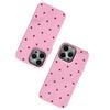 [Magsafe magnetic attraction] Love polka dot Apple 17Promax mobile phone case iPhone16E matte protective case