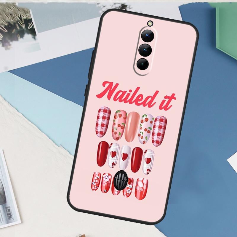 Nail Polish Bottles Collection Case For ZTE Nubia Red Magic 8S 9S 10S 10 9 8 11 Pro Plus 6 7 6S 7S Pro 5G 6R 10 Air Cover