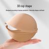 Hand-Brushed Adhesive Breast Pasties for Enhanced Look with Transparent Straps, Gathering Effect, and Invisible Bra Cups for Small/Flat Chests