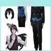 Exquisite Black Butler Kuroshitsuji Sebastian Michaelis Uniform Cosplay Costume Suit
