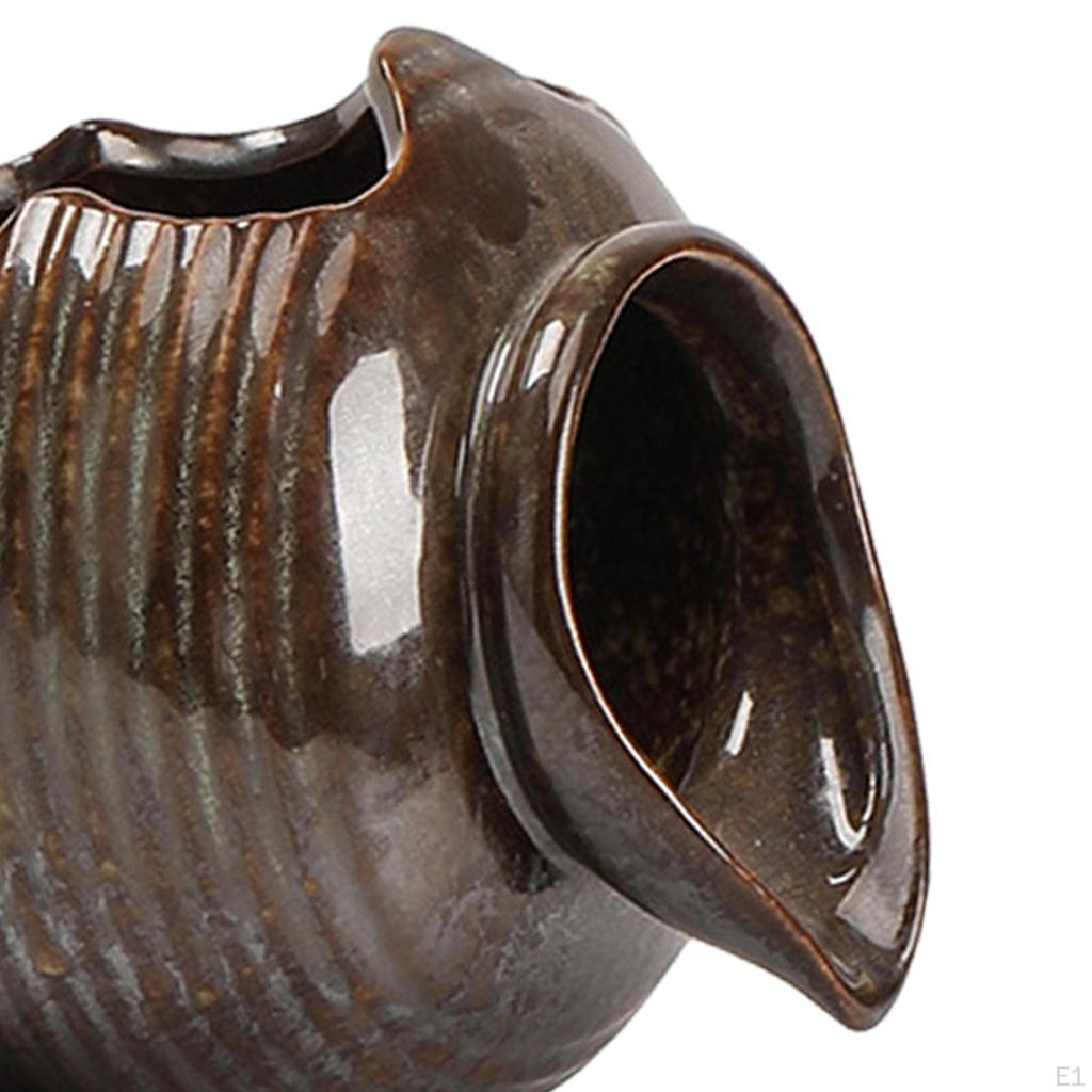 Waterfall Water Fountain Jar Clay Pot Outdoor Garden Fish Cave for Indoor