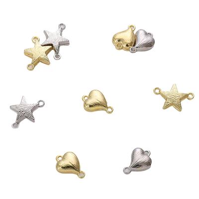 Copper Five Pointed Star Love Magnet Buckle for DIY Jewelry 1 Pc