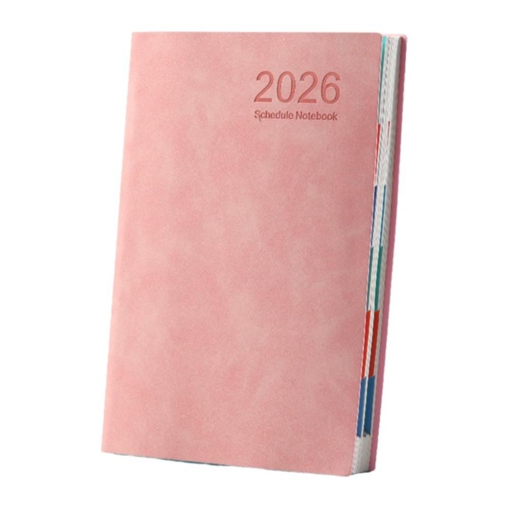 PU Leather Cover Agenda Notebook A5 Weekly Monthly Schedule Book  Conference