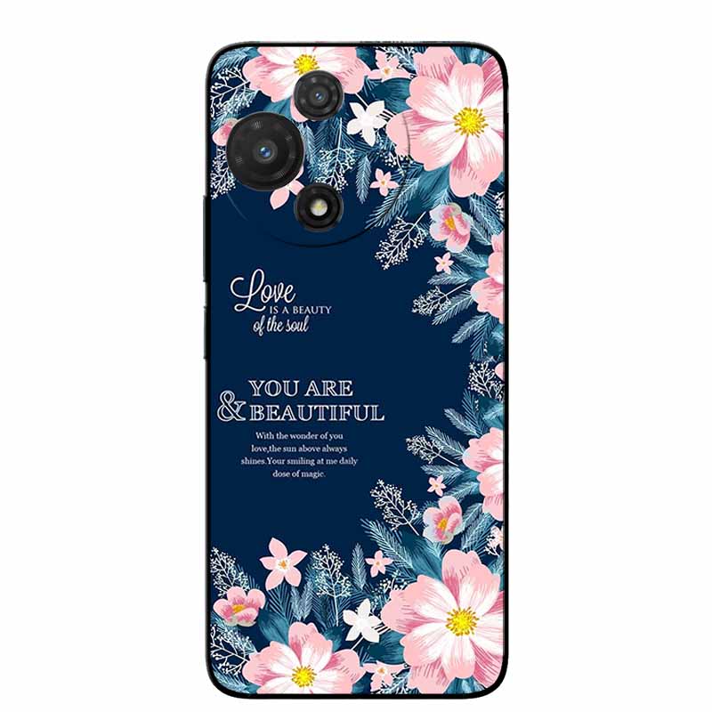 For TCL 60R 5G Case T519H Fashion Protective Silicone Back Cover Cases For TCL 60 R Animal Black Phone Funda TCL 60R T519H Coque