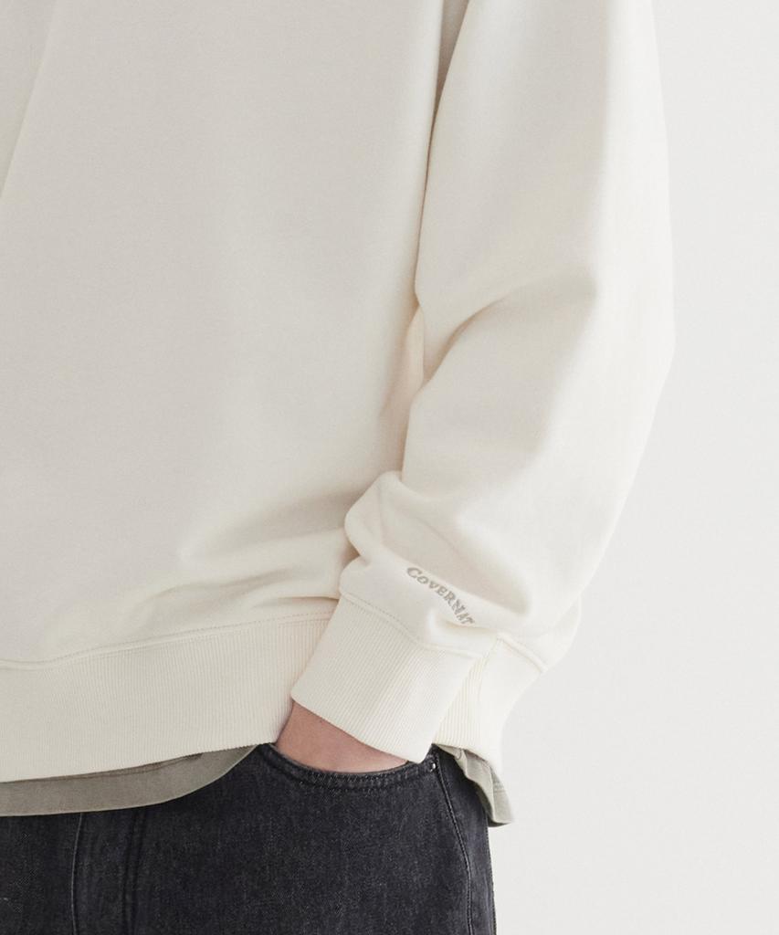 COVERNAT C Logo Sweatshirt Ivory