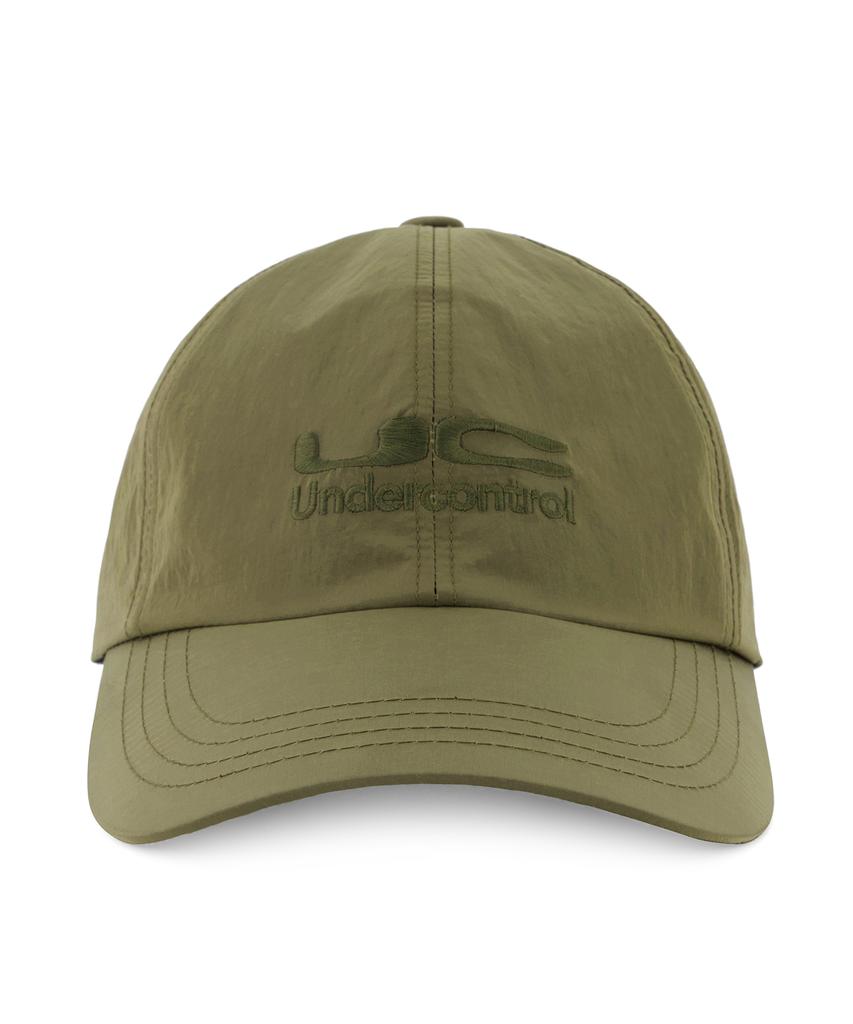 Eondeokeonteulol Summer Nylon Long Brim Soft Top Deep Logo Ball Cap Unisex Baseball Cap Uc Duplex / Nylon B B / Olive