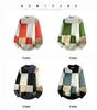 Men's Winter Thickened Color Block Knit Sweater - Warm, Casual, Trendy Fashion