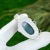 Sisters Day Deal Natural Solar Moss Agate Pendant Jewelry 925 Sterling Silver