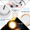 LED stropní vestavné kulaté stropní svítidlo DC 12V 24V AC110V 220V 5W 9W 12W 15W 18W Bodové svítidlo pro domácí dekoraci obývacího pokoje