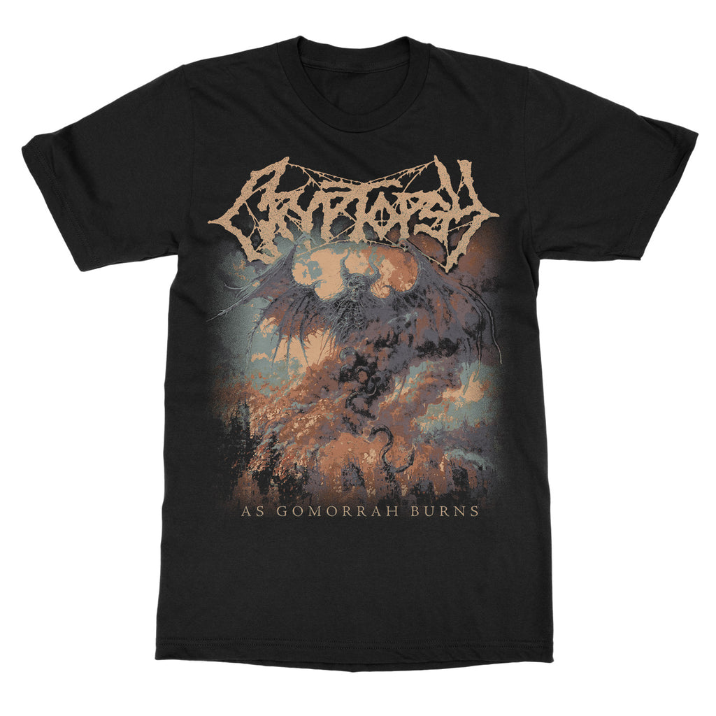 

Pop Cryptopsy Band Graphic Cotton T-shirt Unisex Summer Short Sleeve Fashion Brand Tee Luxury Casual Vintage Retro Top S