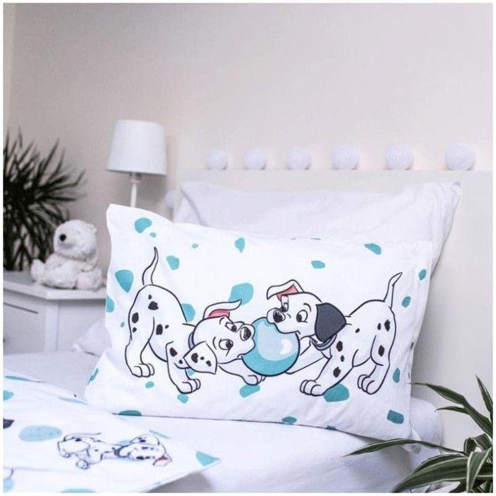 Baby Bedding Set - Plays - 101 Dalmatians - Duvet Cover 100x135cm - Pillowcase 40x60cm - Multicolor