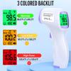 Firerurus Non‑Contact Infrared Forehead Thermometer, 1s Instant Read Dual‑Mode Digital Thermometer with Fever Alarm