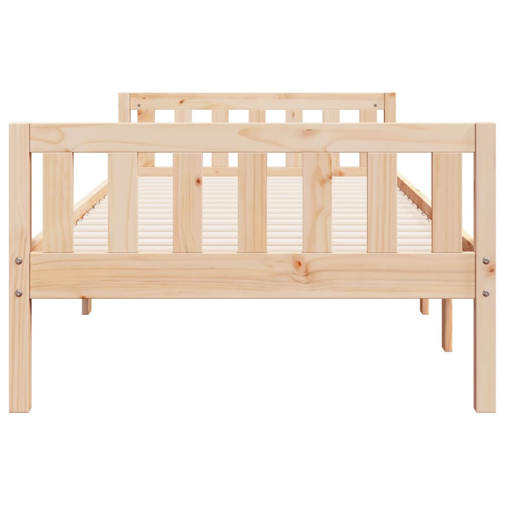 Vidaxl Łóżko Dziecięce Bez Materaca, 80X200 Cm, Lite Drewno Sosnowe