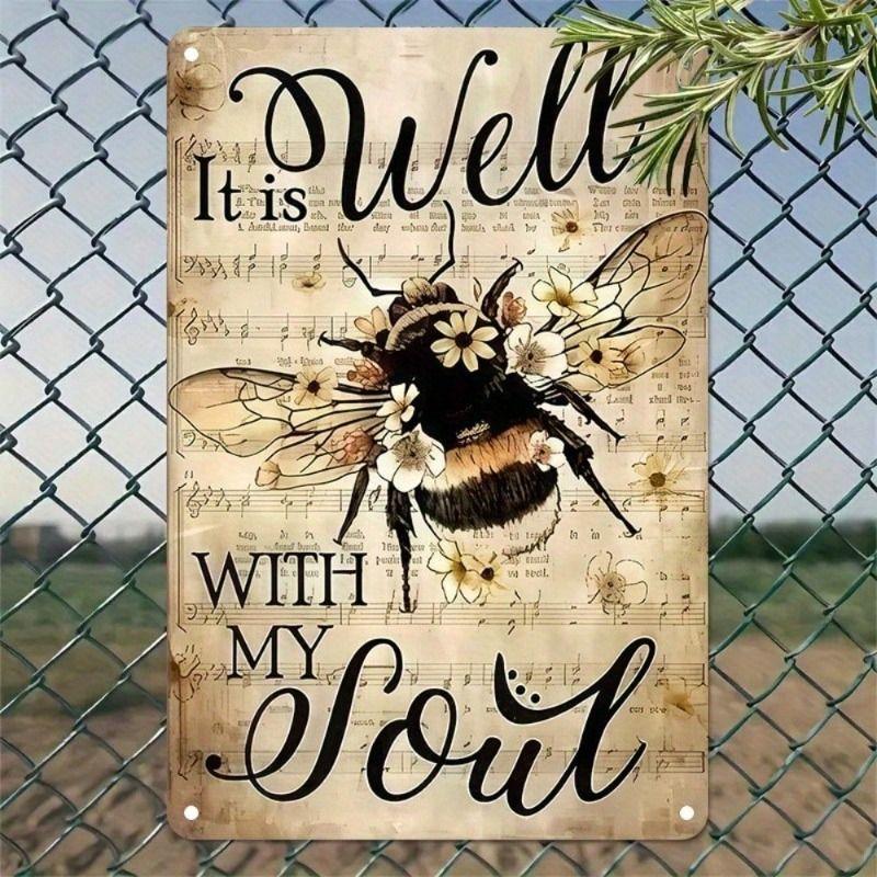 Vintage Metal Tin Wall Poster Sign 20x30cm