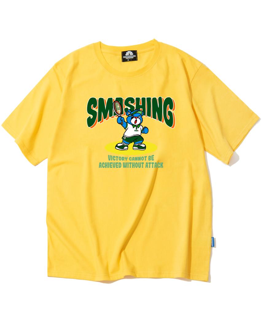 TRIPSHION Smashing Bear Graphic T-Shirt - 8 Colors (Type A)