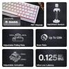 EPOMAKER HE68 Lite Hall Effect Magnetic Gaming Keyboard with 8000Hz Polling Rate & 128K Scan Rate, 0.01mm Adjustable Triggers, 0.125ms Latency,