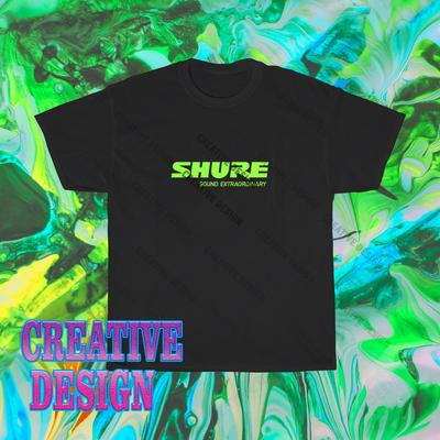 Brand New Shure Audio Logo T-Shirt Funny Size S To 5XL