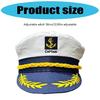 Breathable Embroidered Sailors Hat Adjustable Perfect For Costume Event Daily Wear