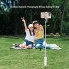 Mini Bluetooth Selfie Stick: 360° Rotation, Anti-Shake, Telescopic, Handheld, Pocket-Friendly for i8/i10 Devices.