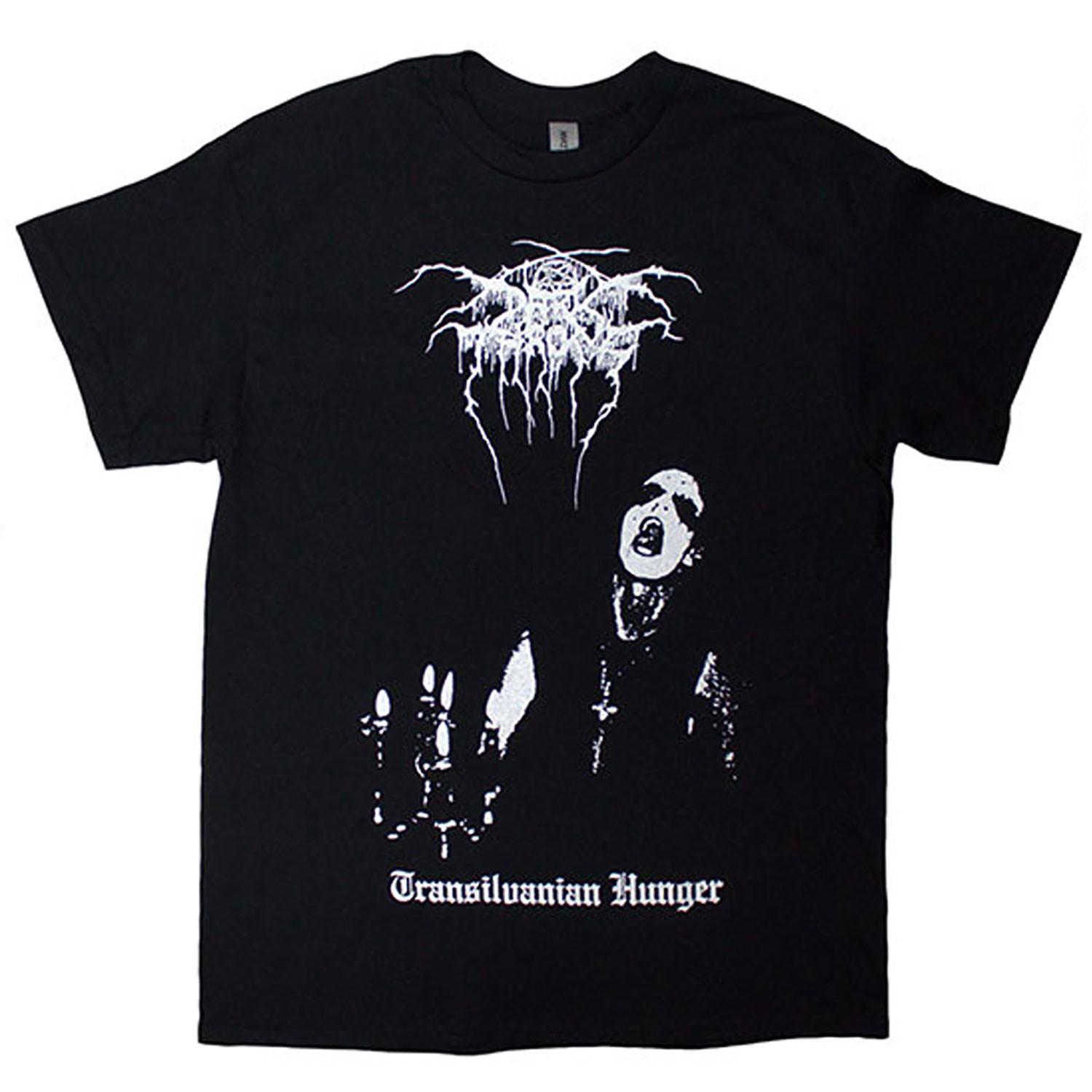Men s Dark Throne Transilvanian Hunger T-shirt Large Black S