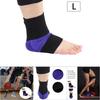 1Pc Ankle Sprain Support Bandage Sport Basketball Knitted Injury Protector Brace(L)