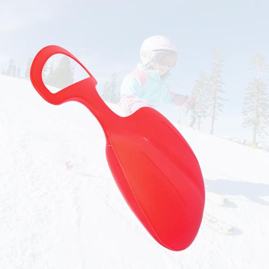 2Pcs/Set Snow Sled Board Anti-skid Design Stable Base Handle Design Children Snow Sled