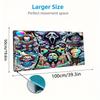Horror Movie Series Color Mouse Pad Large Gaming Table Cushion Non-slip Laptop Tablet Big Mousepad XXL Mat Mini PC Playmat With Lock edge